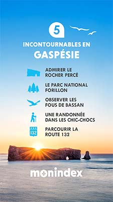 5 incontournables en Gaspésie